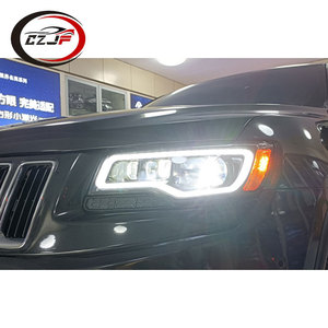 CZJF parti modificate aggiornamento fari a LED luci anteriori per <span class=keywords><strong>Jeep</strong></span> Grand <span class=keywords><strong>Cherokee</strong></span> <span class=keywords><strong>2014</strong></span> 2015 2016 2017 2018 2019 2020 2021 - Product Image 3