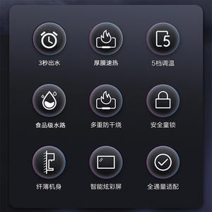 Dispensador de Agua de Pared con Calentador Instantáneo, Purificador de Agua Caliente Inteligente, Eléctrico 220V, Color Gris Espacial - Product Image 5