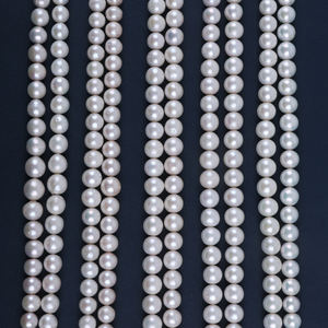 הסיטונאי של 11-13 מ "מ עגולה לבן-גדילי מים מתוקים טבעיים - Product Image 2
