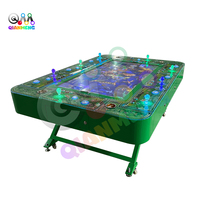 Qianmen Durable Top-rated Nouvelle conception 55 pouces pliable réglable 8 joueurs Table de poisson pour IGS Vgame jeu de chasse au poisson