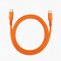 Câble USB du fabricant 0,9 m 1,8 m 3 m Câble de données 60 W 100 W 240 W USB-C vers USB-C Micro 8 broches en nylon tressé durable pour charge rapide