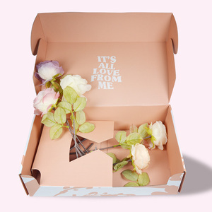 Wholesale Custom Logo Cheaper Roses <strong>Flower</strong> Shipping Mailer <strong>Box</strong> <strong>Flower</strong> Corrugated Cardboard <strong>Box</strong> - Product Image 6