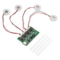 Kit Humidifier Mini Tipe-C DC5V DIY Pembuat Kabut dan Papan Sirkuit Penggerak 4 Film Atomisasi Fogger Lembar Atomizer Osilasi