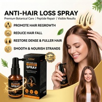 Huile Essentielle Naturelle Pure de Gingembre, Ganoderma et Polygonum pour la Croissance Capillaire, Anti-Chute et Repousse, Traitement de la Perte de Cheveux, Sérum de Repousse