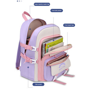 Mochila escolar para niños, bonita mochila de dibujos animados para niñas, <span class=keywords><strong>mochilas</strong></span> escolares de secundaria, mochila de almacenamiento de libros, mochila de estudiante de moda - Product Image 2