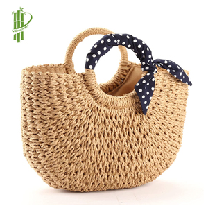 Hot Selling Handcrafted Paper <b>Summer</b> <b>Crossbody</b> <b>Bag</b> Vintage Style - Product Image 1