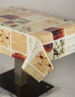 Nappes de table rectangulaires personnalisées, imprimées en couleur, résistantes aux taches, OEM, imperméables, pour la restauration