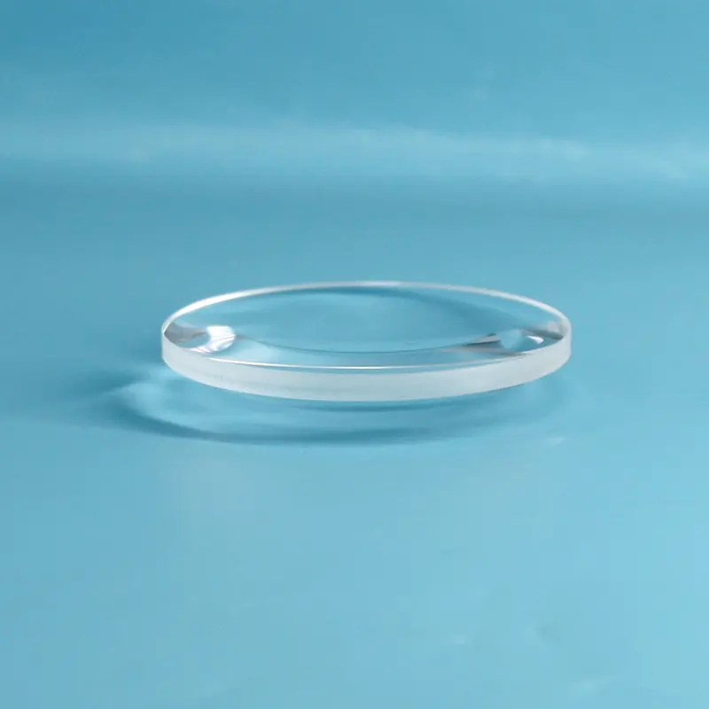 Fabrication en usine 15mm lentille de focalisation revêtue optique plano convexe/double lentille convexe pour équipement optique led