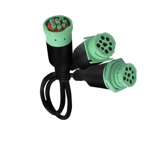 Kabel diagnostik truk kabel pemisah y profesional PA 66 J1900 kabel konektor Y - Product Image 6
