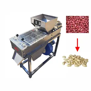 Küçük paslanmaz çelik kuru fıstık cilt soyucu fıstık kırmızı cilt soyma makinesi fıstık soyma makinesi