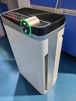 Penjernih Udara Rumah Tangga Humidifier CADR 488 Wifi Layar LED UV dengan Filter HEPA untuk Ruangan Besar