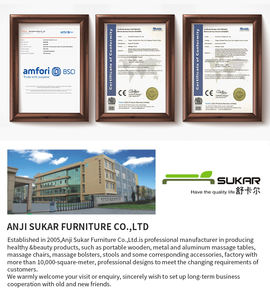 Camilla de masaje con cama de tatuaje profesional, cama plegable de <span class=keywords><strong>3</strong></span> secciones, mesa de masaje ajustable - Product Image 4