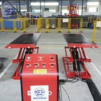 Elevador de Tijera para Autos de 4000 kg de Alta Calidad Directo de Fábrica, Elevador Hidráulico Ultra Delgado para Vehículos BJS BJS2828 con Capacidad de Elevación de 1860 mm