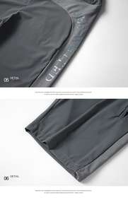 Pantalones informales deportivos de verano para hombre, pantalones cortos tejidos de secado rápido con sensación de seda helada para uso en el gimnasio - Product Image 5