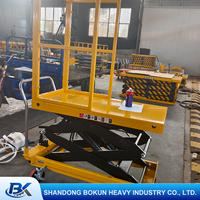 Plateforme élévatrice à ciseaux hydraulique puissante de 1 tonne et 1 mètre, réglable en hauteur, pour la manutention de charges lourdes