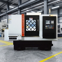 Tour CNC horizontal à banc incliné, tour à métaux multi-axes, machine CNC