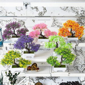 Bonsái Artificial de <span class=keywords><strong>Pino</strong></span> en Maceta, Ecológico, Resistente a los Rayos UV, Alta Simulación, 30cm, Decoración para Jardín Zen y Exteriores - Product Image 3