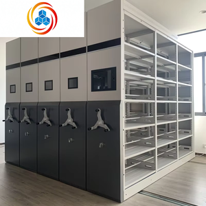 Nuevo Archivador Móvil de Acero, Muebles de Biblioteca, Sistema de Compactación de Archivos, Estanterías Densas, Diseño Moderno y Compacto - Product Image 3