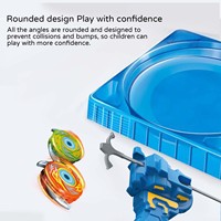 Penjualan terlaris mainan permainan Multiplayer permainan Multiplayer mainan gasing Battle Burst plastik logam untuk anak laki-laki