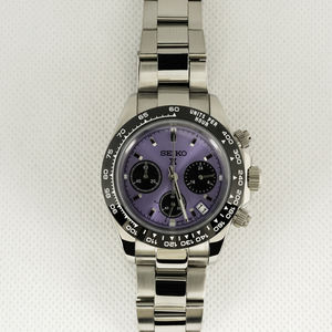 Montre à quartz de luxe pour homme, best-seller, en acier inoxydable, verre saphir, étanche 3 ATM - Product Image 1