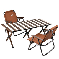 Table de camping HISPEED Outdoor 900 mm Egg Roll, légère, pliable, portable, pour barbecue, pique-nique, plage, randonnée
