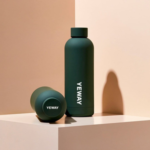 YEWAY 0.5L 500ml Double Paroi Fiole À Vide En Acier Inoxydable Petite Bouche Sport Thermos Bouteille D'eau Expédition Rapide en Stock - Product Image 3