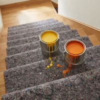 Rouleau de protection de sol en feutre antidérapant pour peintre, imperméable, Abdeckvlies, Malervlies, en coton recyclé, pour la rénovation et la décoration de la maison