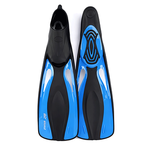 Palmes de plongée professionnelles à longue lame de baleine avec matériau TPR + PP plongée en apnée palmes de pied complet nageoires natation BSCI - Product Image 4