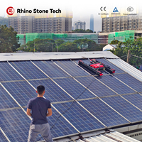 Robot de nettoyage automatique de panneaux solaires, équipement de nettoyage de panneaux solaires pour utilisation résidentielle sur les toits
