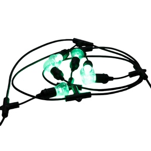 Guirlande lumineuse solaire LED extérieure étanche IP65 en PVC de haute qualité pour camping, jardin, cour, mariage et ambiance festive - Product Image 2