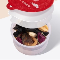 Thé de beauté à la datte rouge, au longane, à la rehmannia, à la mûre et au ginseng rouge, thé pour le soin de la peau, petites boîtes, coffrets cadeaux