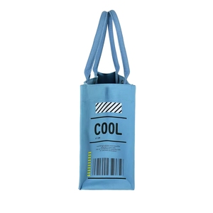 Bolsos de Mano de Lona de Algodón con Cierre Abierto para Mujer, a la Moda, con Patrón de Letras Bordadas, Bolsos de Viaje - Product Image 5