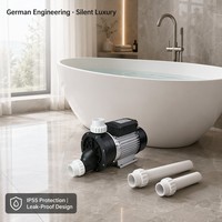 Mini pompe de spa pour baignoire 0,5 CV 220 V avec interrupteur pneumatique, raccord 48,5 mm, sans prise, câblage direct, pompe de circulation d'eau PROWAY pour hydromassage