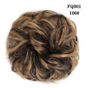 Julianna Synthetic Hair Bun Extensions Messy Curly Elastic Hair <strong>Hairpieces</strong> Synthetic Chignon Hair Pieces <strong>for</strong> <strong>Women</strong> - Product Image 6