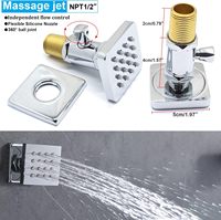 Pommeau de douche thermostatique thermostatique à LED de 20x40 pouces Grand système de salle de bain en laiton avec motif de pulvérisation de pluie pour hôtels