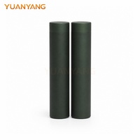 Conteneur vide en aluminium vert mat personnalisé, emballage de tubes pour médicaments diététiques, flacons pharmaceutiques pour capsules