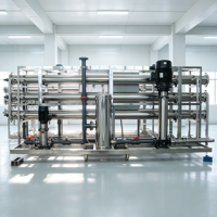 Machine de traitement des eaux industrielles entièrement automatique, équipement de filtration d'eau 1000L/H