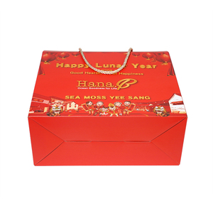 Cajas de Papel Rígido Ecológicas Happy Luna Year con Laminado Mate y Asa para Empaque de Regalos Yee <span class=keywords><strong>Sang</strong></span> - Product Image 4