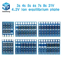 3S 4S 5S 6S 7S 8S 21V 4.2V Li-Ion Balancer Board 18650 Li-Ion Balancierungsplatine mit voller Lade- und Schutzfunktion