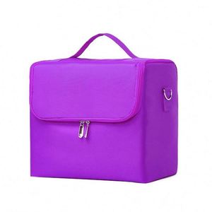 Wholesale Custom Logo with Layered Travel Special Cosmetic <b>Bag</b> Large Capacity Portable Makeup Case - Product Image 5