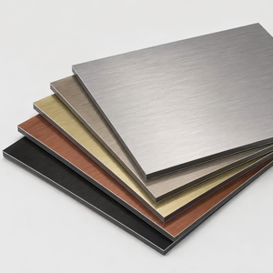 Panneau composite en aluminium Alucobond 3 mm <span class=keywords><strong>brossé</strong></span> <span class=keywords><strong>or</strong></span> argent, feuille ACP 2 mm 4 mm <span class=keywords><strong>DIBOND</strong></span>, pour signalétique publicitaire, mur intérieur - Product Image 4