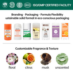 OEM déodorant végétalien solide avec huile de noix de coco 24h d'efficacité déodorant naturel - Product Image 5