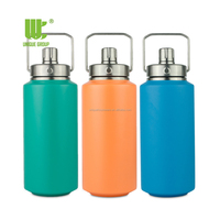 Groupe de 32oz Flacon de sport unique en acier inoxydable Nouveauté Thermo Mug Bouteille à double paroi légère isolée avec logo