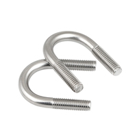 Vente en gros usine : Collier de serrage en U M12 en acier inoxydable, Collier de serrage pour tuyau, Fixations de tuyaux, Support de tuyau, Collier en U, Écrous et boulons en acier, Raccords
