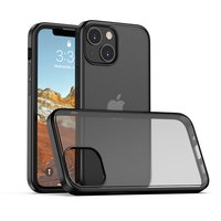 Casing HP Anti-Shock Transparan Klasik Custom Terlaris dari TPU+Silikon Lembut yang Kompatibel