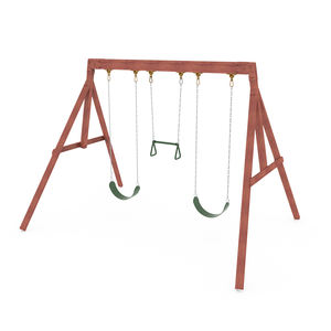 Balançoire de jardin réglable de 1,8 mètre de long avec planche incurvée, durable, pour parc, école, cour, jardin, aire de jeux - Product Image 1