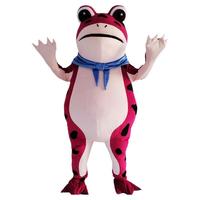 Costume de mascotte gonflable de grenouille marchable pour adultes et enfants, idéal pour les fêtes de Noël, les carnavals, les spectacles en intérieur et en extérieur