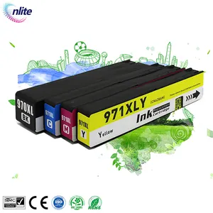 Untuk Hp 970 971 970XL 970 971 XL971XL Compatible IJ InkJet Kompatibel untuk Hp Pagewlebar Printer Officejet Pro X451dn X451dw X551dw 970X