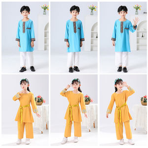 ملابس رقص عرقية للأطفال من الأفلام من أجل الفتيان والفتيات فساتين توبات بنطلون - Product Image 4