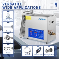 JUNMU-Nettoyeur ultrasonique électrique automatique à faible bruit en acier inoxydable 2L/3L/4.5L/6L/10L/15L/22L/30L